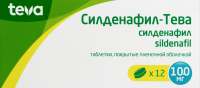 СИЛДЕНАФИЛ-ТЕВА таб 100мг №12