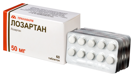ЛОЗАРТАН таб 50мг N60  Пранафарм