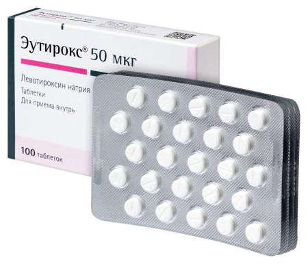 Эутирокс таб. 50 мкг №100