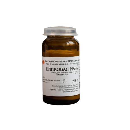 ЦИНКОВАЯ мазь 25г  Тверская ФФ