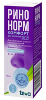 РИНОНОРМ КОМФОРТ 0,1 МГ + 5 МГ/ДОЗА 10МЛ (90 ДОЗ) СПРЕЙ НАЗАЛ ДОЗ