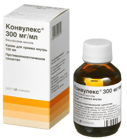 КОНВУЛЕКС капли 300мг/мл 100мл N1