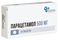 ПАРАЦЕТАМОЛ таб 500мг N20  ОЗОН