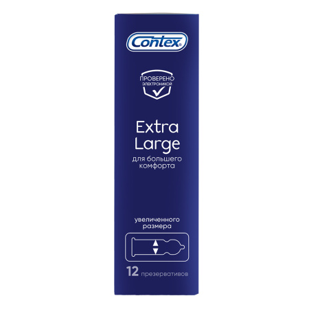 ПРЕЗЕРВАТИВЫ КОНТЕКС Extra Large N12 #