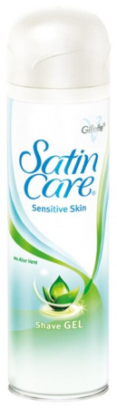 ЖИЛЛЕТТ Гель д/бритья SATIN CARE Sensetive Skin (чувствит кожа) 200мл