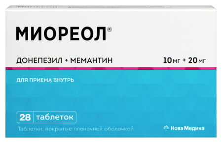 МИОРЕОЛ таб. п п о 10мг+20мг N28