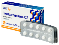 ВИЛДАГЛИПТИН-СЗ 50 МГ N30 ТАБЛ