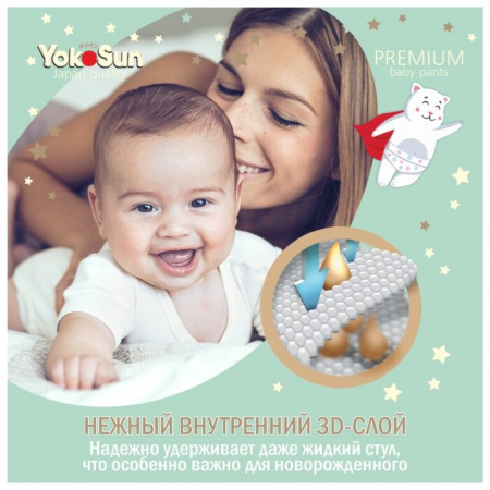ЙОКОСАН PREMIUM трусики-подгузники M (6-10кг) №56