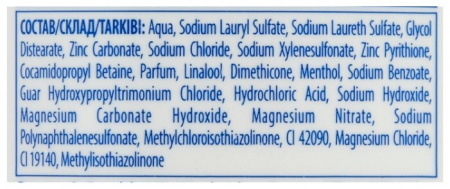 ХЭД ЭНД ШОЛДЕРС шампунь Энергия океана (против перхоти) 300мл