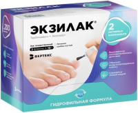 ЭКЗИЛАК 4%+3% 10г №2 лак для ногтей + пилочка №30