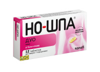 НО-ШПА ДУО таб 40мг+500мг №12