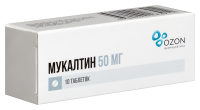 МУКАЛТИН 50 МГ N10 ТАБЛ/БАНКА/ОЗОН
