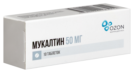 МУКАЛТИН 50 МГ N10 ТАБЛ/БАНКА/ОЗОН