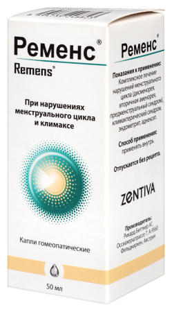РЕМЕНС капли 50мл