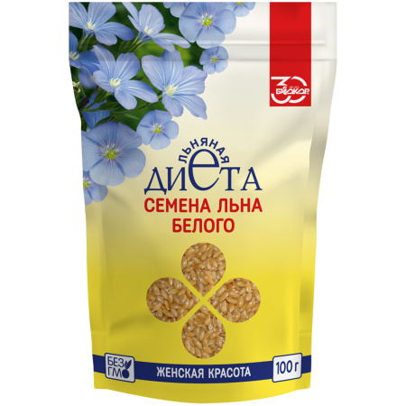 ЛЬНА СЕМЕНА 100г  Биокор (Женская красота)