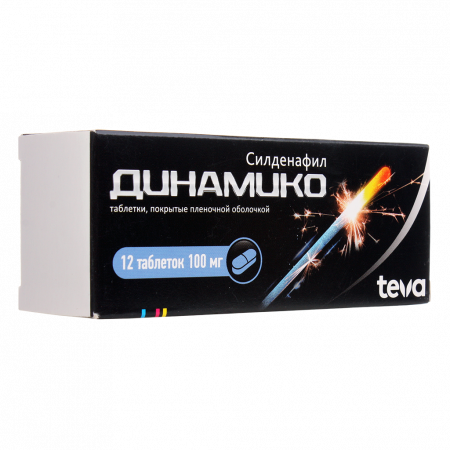 ДИНАМИКО таб 100мг N12