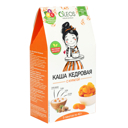 КАША ОЛЕОС Кедровая (курага) 40г №5