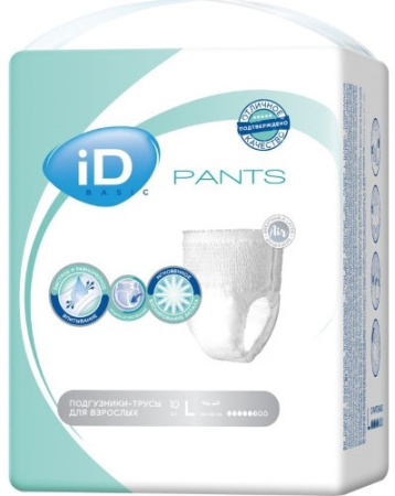ID ТРУСЫ ДЛЯ ВЗРОСЛЫХ PANTS BASIC L N10