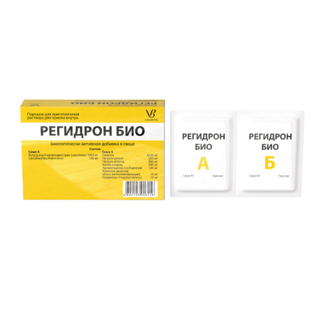 РЕГИДРОН БИО N5 САШЕ ПАРНЫЕ/А+Б/ ПО 6,4Г ПОР Д/Р-РА Д/ПРИЕМА ВНУТРЬ