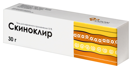 СКИНОКЛИР гель 15% 30г