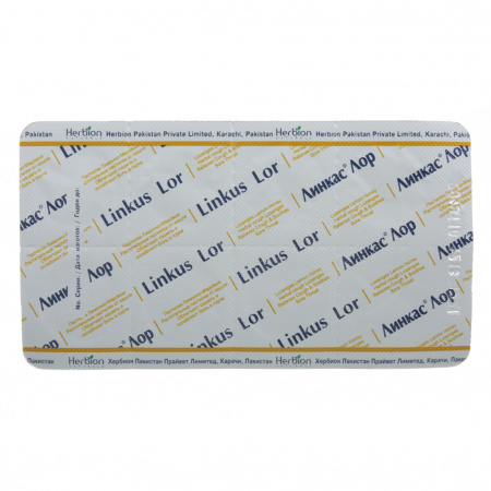 ЛИНКАС ЛОР паст N16 Мед/лимон