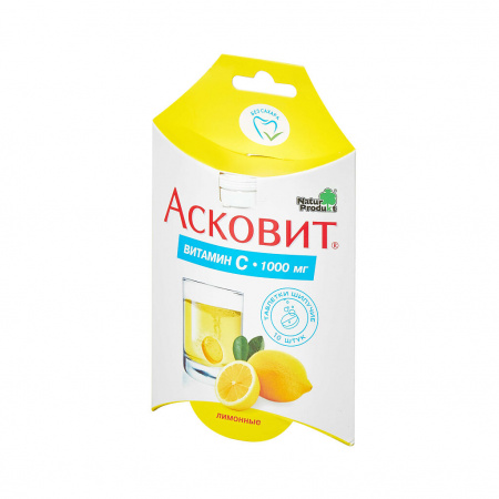АСКОВИТ 1000мг N10 шип табл (лимон)