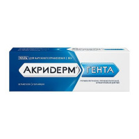 АКРИДЕРМ ГЕНТА 0,05%+0,1% 30,0 МАЗЬ Д/НАРУЖ ПРИМ