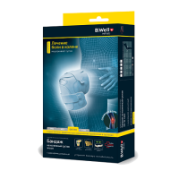 БИ-ВЕЛЛ B.WELL W-3320 Бандаж коленного сустава с шарнирами L (серый)