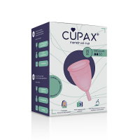 CUPAX Менструальная чаша силиконовая размер Regular (розовая)