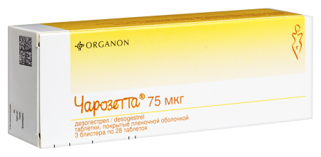 ЧАРОЗЕТТА таб 75мкг N84