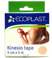 ECOPLAST КИНЕЗИО ТЕЙП 5СМХ5М БЕЖЕВЫЙ