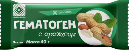 ГЕМАТОГЕН ЭКЗОН Арахис 40г