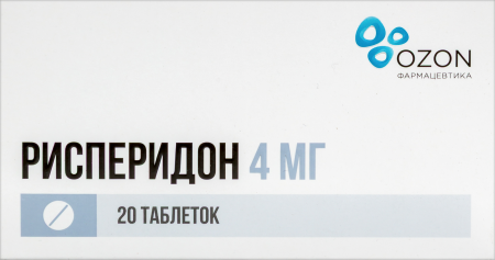 РИСПЕРИДОН таб 4мг №20  ОЗОН