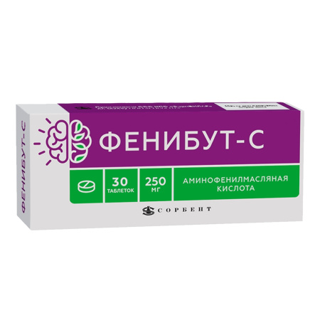 ФЕНИБУТ таб 250мг N30  ФармВилар