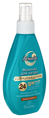 FLORESAN СОЛНЦЕЗАЩИТНОЕ МОЛОЧКО ДЛЯ ЗАГАРА SPF24 160МЛ