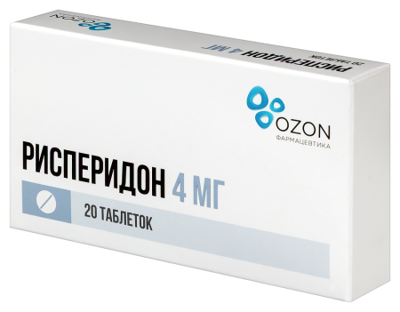 РИСПЕРИДОН таб 4мг №20  ОЗОН
