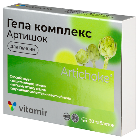 ГЕПА-КОМПЛЕКС АРТИШОК ПРЕМИУМ таб 515мг №30