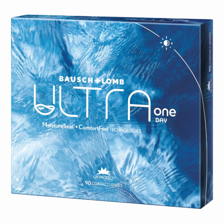ЛИНЗЫ BAUSCH&LOMB ULTRA Oneday однодневные контактные линзы №90 (-2,75)