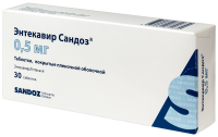ЭНТЕКАВИР-САНДОЗ таб 0,5мг N30