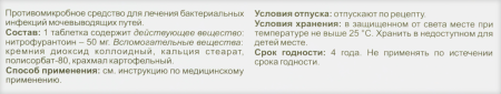 ФУРАДОНИН таб 50мг N20  Южфарм
