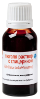 ЛЮГОЛЯ РАСТВОР С ГЛИЦЕРИНОМ 25,0 ФЛАК Р-Р Д/МЕСТ ПРИМ+НАСАДКА-РАСПЫЛИТЕЛЬ/КФФ