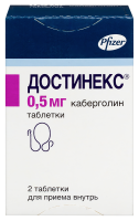 ДОСТИНЕКС таб 0,5мг N2