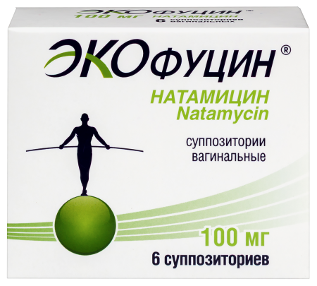 ЭКОФУЦИН супп ваг 100мг N6
