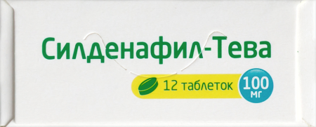 СИЛДЕНАФИЛ-ТЕВА таб 100мг №12