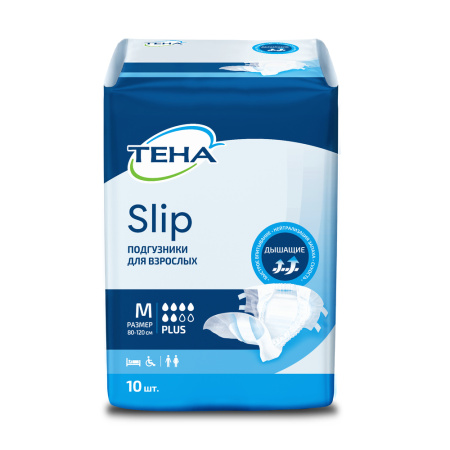 ТЕНА Подгузники СЛИП ПЛЮС М N10 #