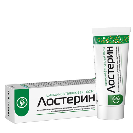 ЛОСТЕРИН Паста Цинково-нафталановая 50мл