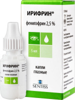 Ирифрин капли гл. 2.5% фл.-кап. 5мл