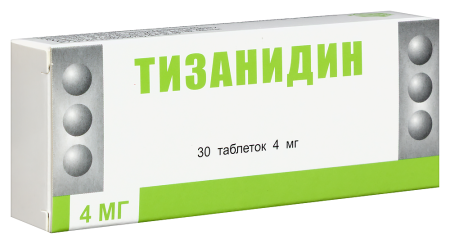 ТИЗАНИДИН таб 4мг №30  Березовский ФЗ