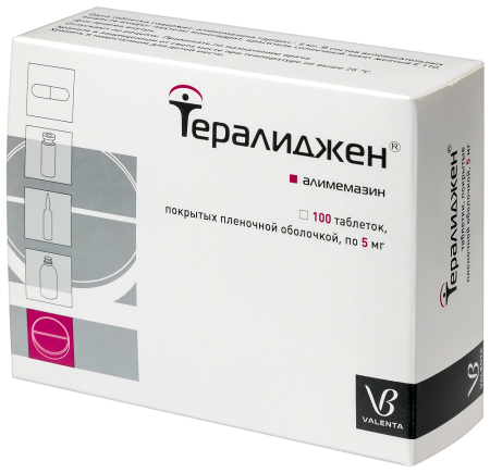 ТЕРАЛИДЖЕН 5 МГ N100 ТАБЛ П/ПЛЕН/ОБОЛОЧ/ ВАЛЕНТА ФАРМ