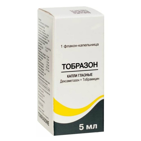 Тобразон капли глаз фл/кап 5 мл х1
